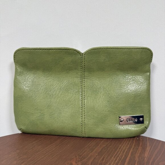 Chloé Vegan Leather Parfume Green Bag - Picture 1 of 8